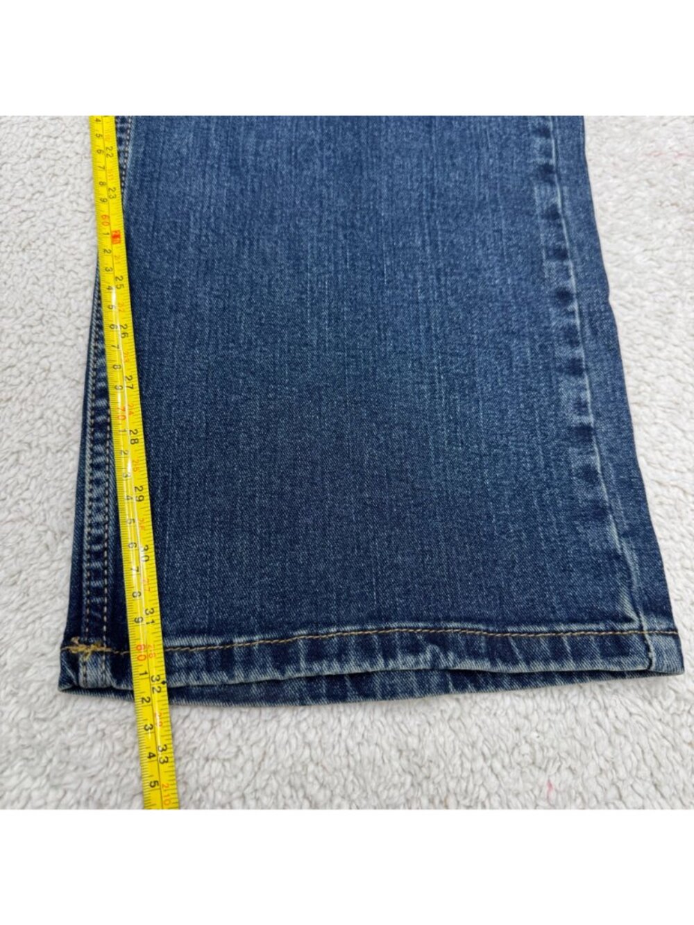 Wrangler Relaxed Boot Cut Blue Jean Men's Denim Pants, Size 38 x 32 - Picture 10 of 11